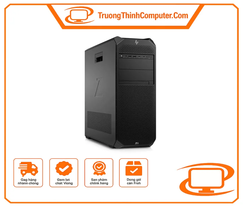 Máy trạm HP Z6 G5 Tower Workstation Xeon W5-3433, RAM 32GB, SSD 512GB, Linux
