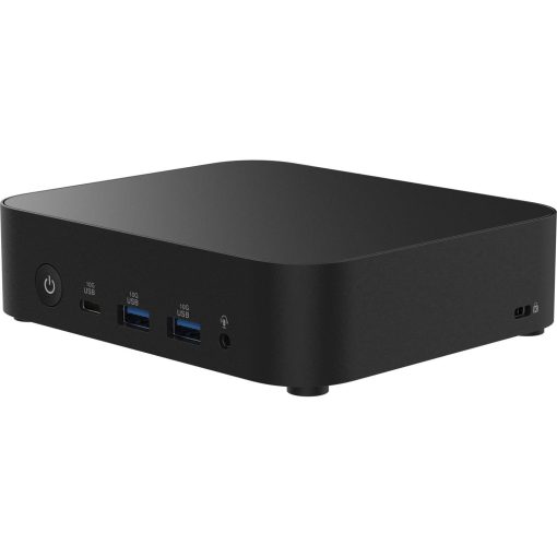Mini PC barebone ASUS NUC 14 Essential Intel N150, hỗ trợ RAM DDR5-4800, ổ NVMe và SATA, HDMI, DisplayPort, Wi-Fi 6E, No OS, VESA, màu đen