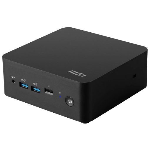 Mini PC MSI Cubi NUC Core 3 100U, RAM 8GB DDR5, SSD 256GB, Wi-Fi, Bluetooth, Windows 11 Home, màu đen, bảo hành 3 năm