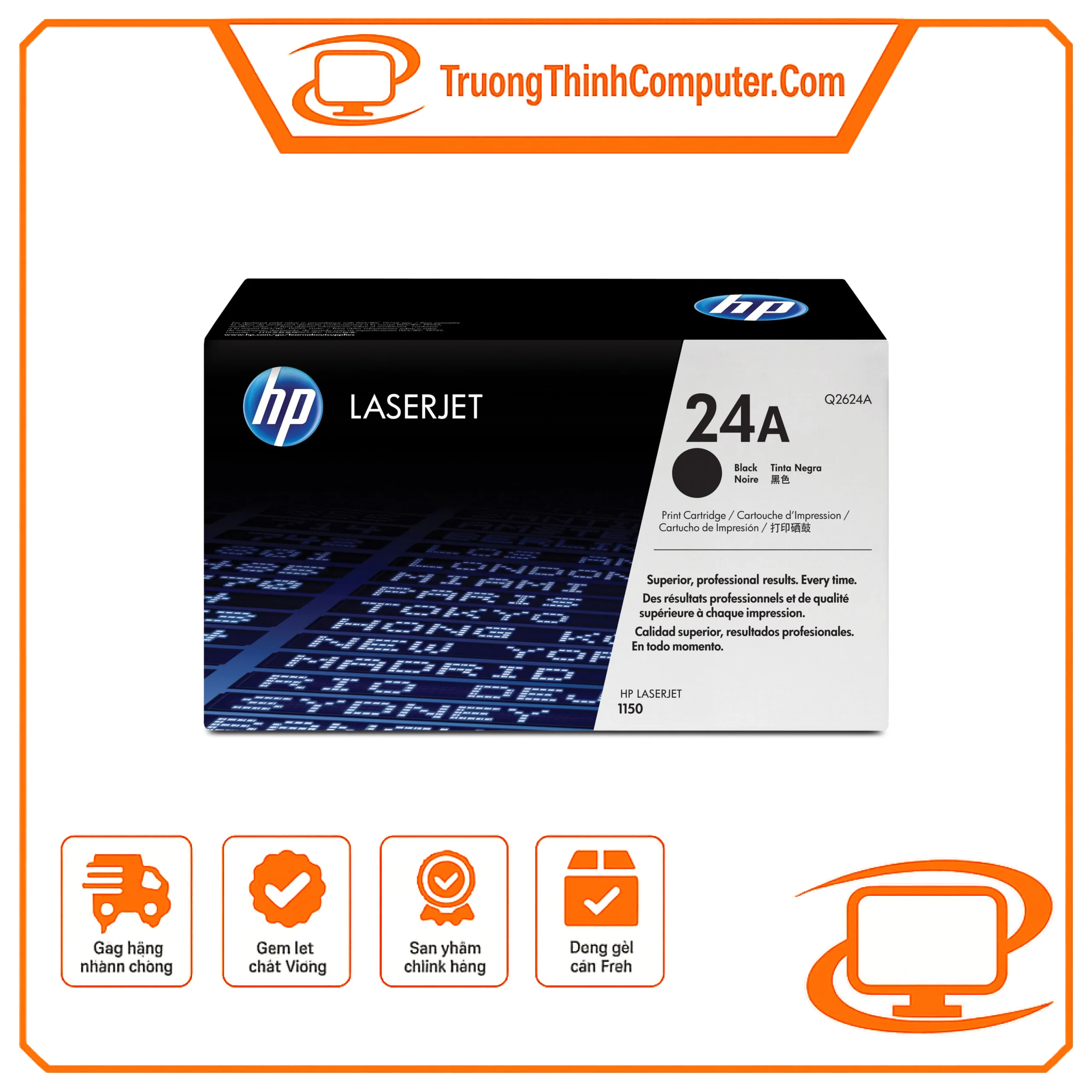 Mực in laser HP 24A Q2624A