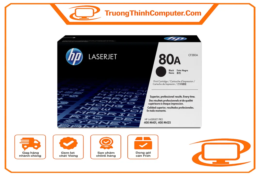Mực in laser HP 80A CF280A