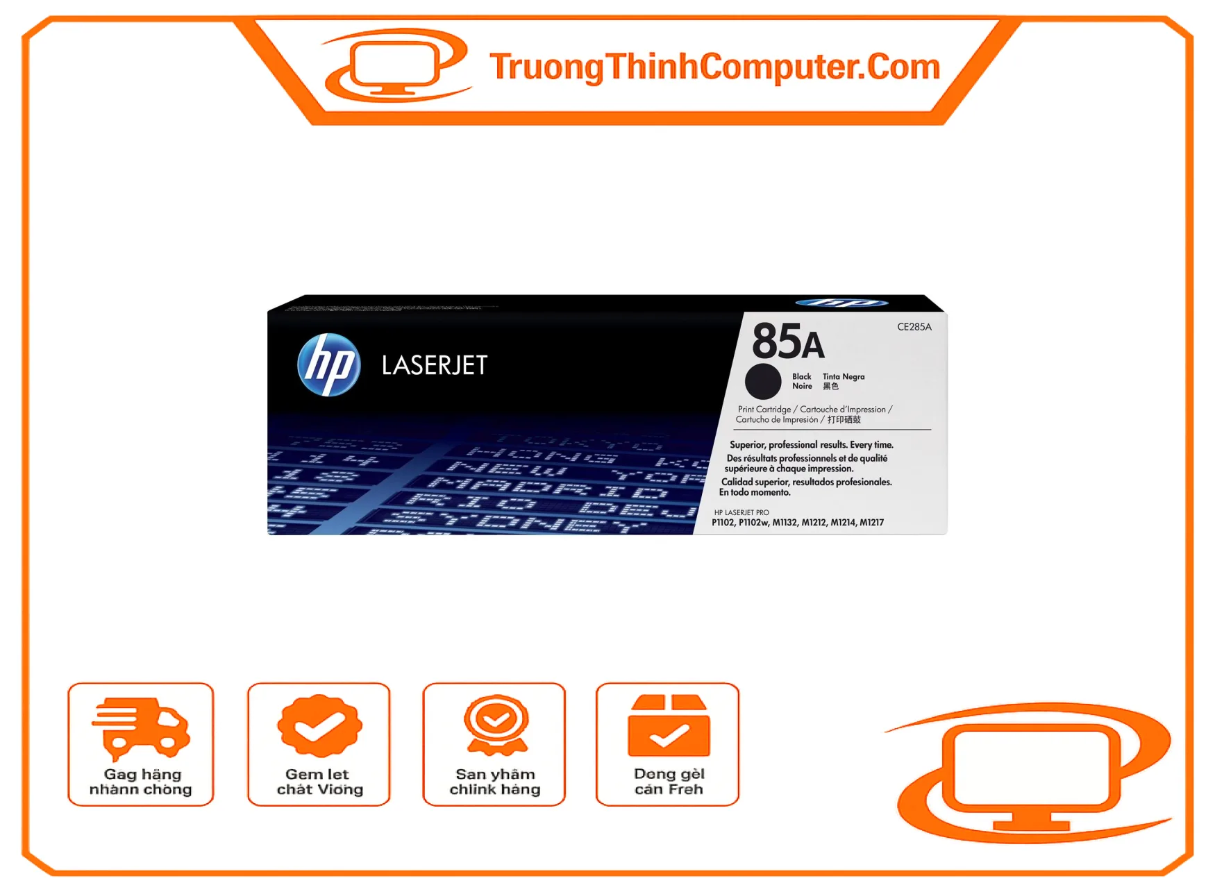 Mực in laser HP 85A CE285A