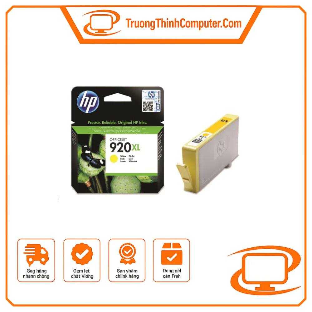 Mực in phun HP 920XL Yellow CD974AA
