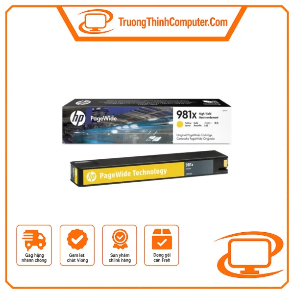 Mực in phun HP 981X Yellow L0R11A