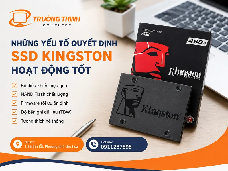 Những yếu tố quyết định SSD Kingston hoạt động tốt trong thực tế