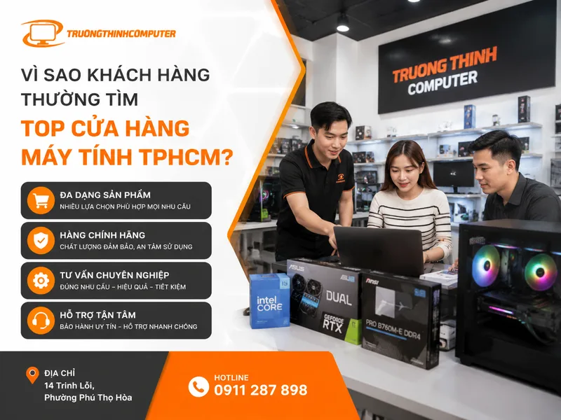 Vì sao khách hàng thường tìm top cửa hàng máy tính tphcm?